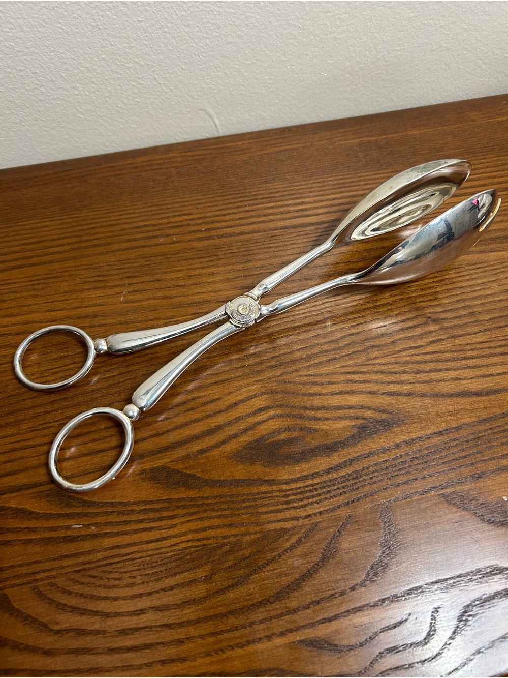 Vintage Princess House 10” Silver Serving Tongs